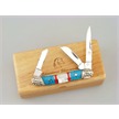CCN-12258 SILVERHORSE TURQ. RNGE RDR (1PC) [Silverhorse Stoneworks • Pocket Knives • Premium Knives]