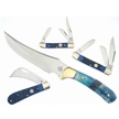 CCN-38573 BLUEBERRY BONE  (4PCS) [Assorted • Pocket Knives]