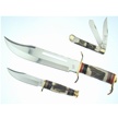 CCN-38723 BUFFALO STAG HUNTERS  (3PCS) [Assorted • Fixed Blades & Hunters]