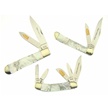 CCN-38767 PARKER FROST PEARL COLL.(3PCS) [Parker Frost • Pocket Knives • Premium Knives]