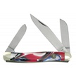 CCN-FI13058 H&R 3-BLD STAR SPANGLE (1PC) [Hen & Rooster • Pocket Knives • Premium Knives]