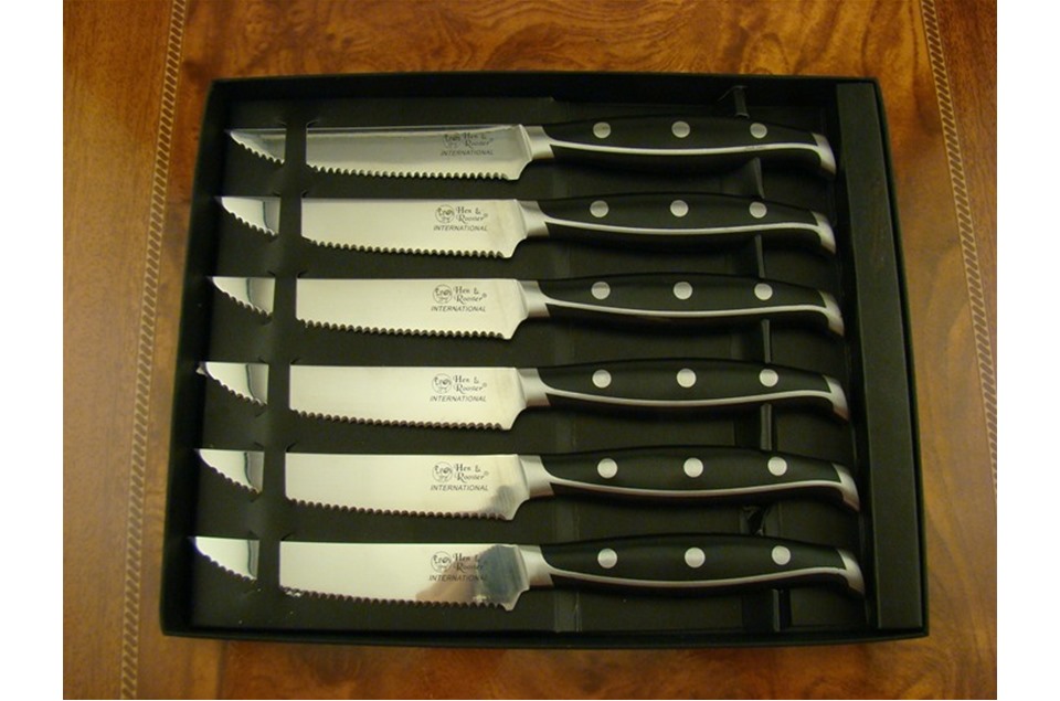 Cutlery Corner H&R 6pc Steak Knives (by Hen & Rooster Int'l)