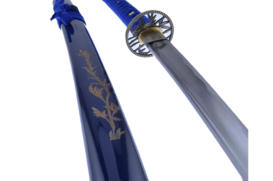 Cutlery Corner Blue 40.5" Katana w/Scbrd (by Musha)