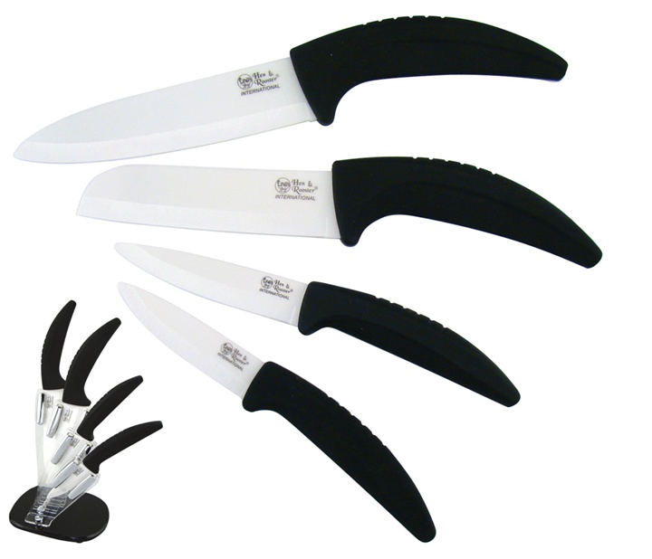 Cutlery Corner H&R 4 Piece Ceramic (by Hen & Rooster Int'l)