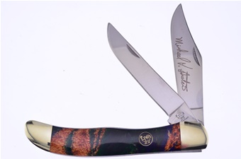 5.25" Michael Prater H&R Peacock Folder
