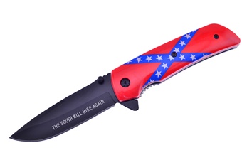 4.5" Aluminum Confederate Flag Snapshot
