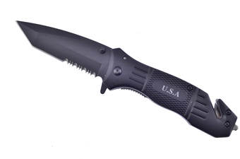 4.5" Tanto Rescue Folder w/ Clip