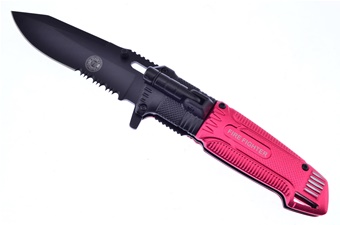 4.75" Firefighter Red Aluminum Snapshot