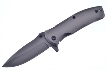 3.5" Gray Stainless Steel Snapshot Tactical
