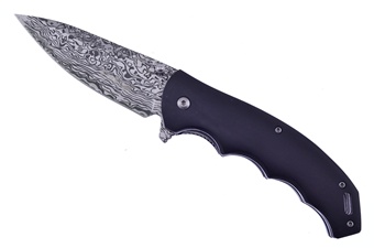 4.5" Dmscs Black Wood Folder