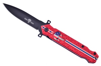 4.5" Red/White/Blue Punisher Tactical