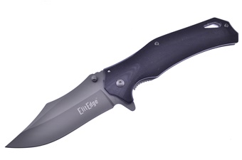 4.75" Black G-10 Snapshot Tactical