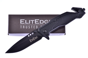 5" Elite Rescue Folder Black