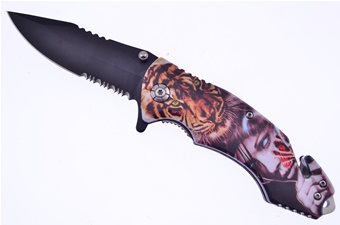 4.75" 3d Tiger Folder