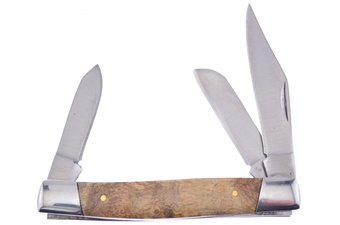 3 7/8" Burlwood Stockman