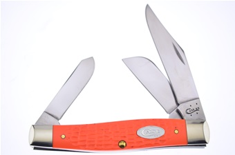 4.25" Case Sparxx Orange Synthetic Stockman