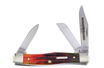 3.63" Case Medium Stockman Autumn Second Cut Bone