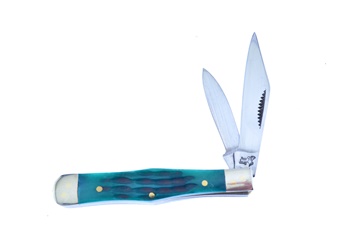 3" Green Jig Bone Coke Bottle