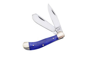 3.25" Blue Smoothbone Little Saddlehorn