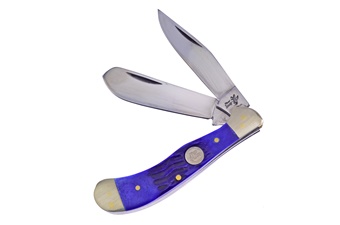 3.25" Dark Blue Pickbone Little Saddlehorn