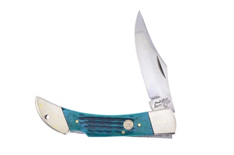 5" Dark Green Jig Bone Folding Hunter