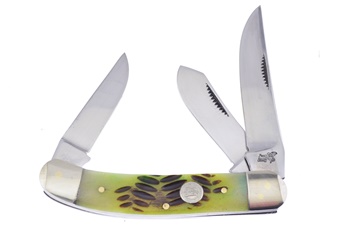 3.5"Antiq.Green Little Cutting Horse