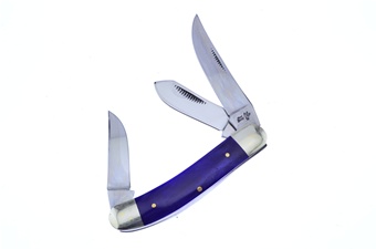 3.5" Purple Smoothbone Little Cutting Horse
