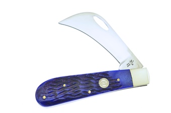 4" Dark Blue Jig Bone Hawkbill