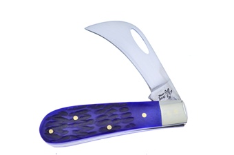 2.75" Dark Blue Jig Bone Little Hawkbill