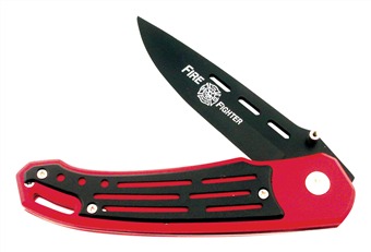 4.5" Red/Black Composite Firefighter