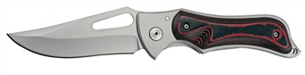Scorpion Red/Black Micarta 5 1/4"