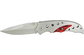 4.5" Stainless Steel/Candy Apple Tactical Folder