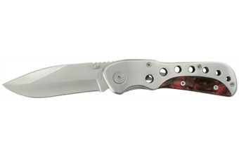 4.5" Stainless Steel/Candy Apple Tactical Folder