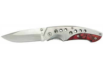 4.5" Stainless Steel/Candy Apple Tactical Folder