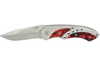 4.5" Stainless Steel/Candy Apple Tactical Folder