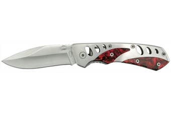 4.5" Stainless Steel/Candy Apple Tactical Folder