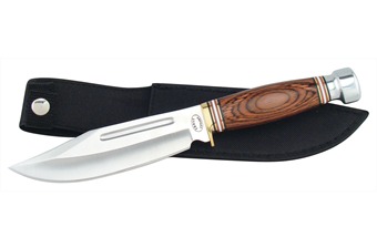 10" Iron Horse Pakkawood Bowie w/Sheath