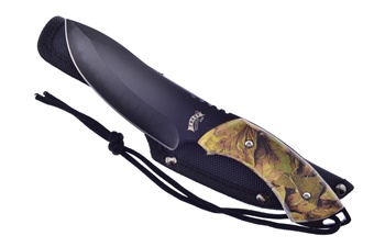 9" The Whistler Camo Bowie w/Sheath