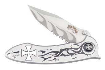 Iron Cross II Silver 4 1/2"