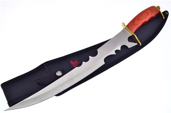 18.5" Pakkawood Fantasy Blade w/Sheath