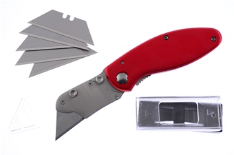 3.75" Red Aluminum.Utility w/Rpl Razor