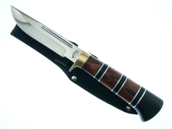 10" Pakkawood Bowie w/Sheath