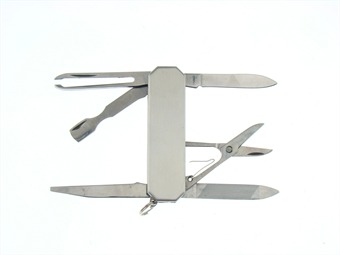 2.25" Silver Stainless Steel Multi-Tool