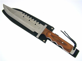 16" Cocobolo Combat Dagger w/Sheath
