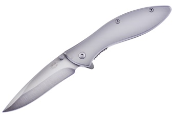 Stainless Steel Folder 4"