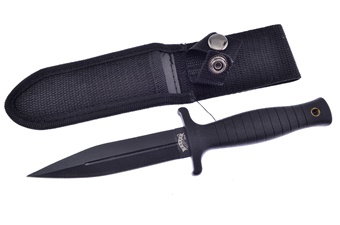 9" Black Stainless Steel Blade & Handle