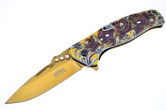 4.75" Gold Titanium Snapshot Tactical