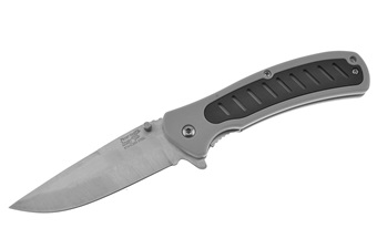 4.5" Grey Composite Tactical Folder