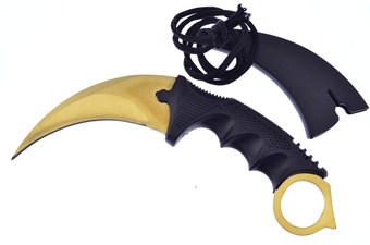 7.5" Elite Karambit Gold