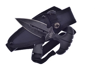 5.5" Stonewash Push Dagger
